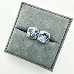 David Yurman Exotic Stone Cufflinks w/ Pietersite